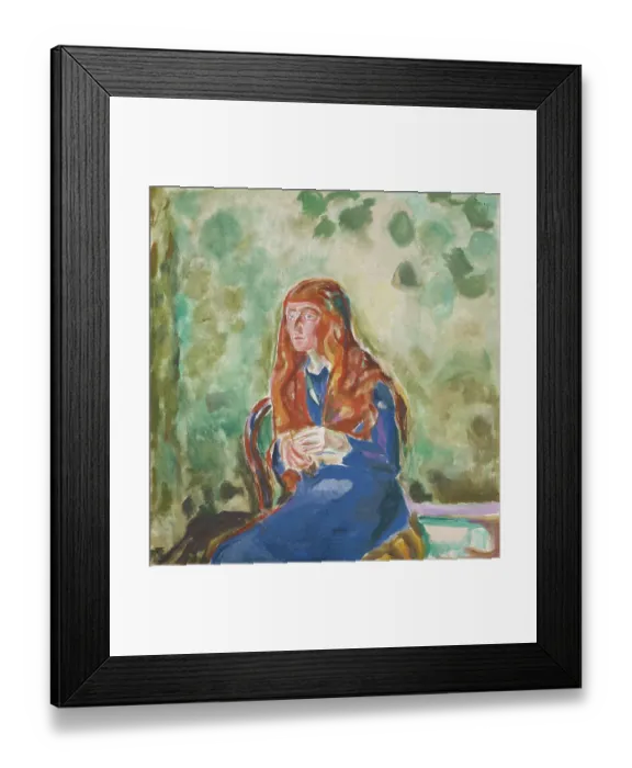 Framed Print : Portrait Of Käte Perls Framed Print : Portrait Of Käte Perls