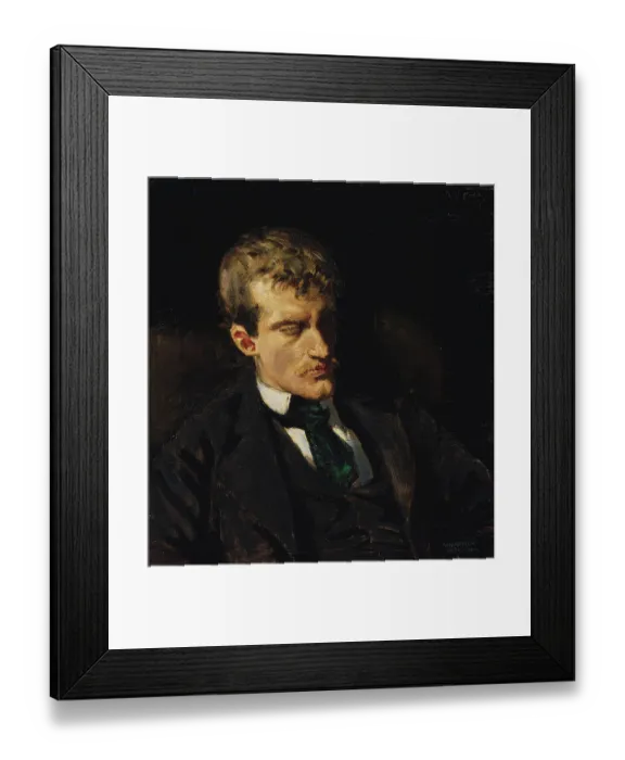 Framed Print : Portrait Of Edvard Munch