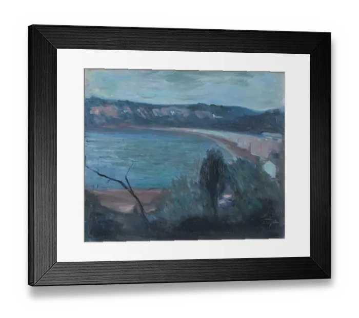 Framed Print : Moonlight By The Mediterranean Framed Print : Moonlight By The Mediterranean