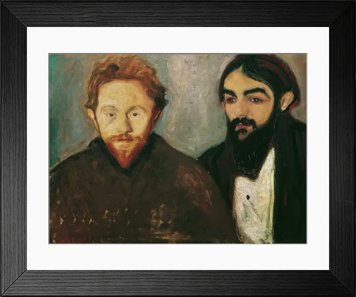 Framed Print : The Painter Paul Hermann And The Physician Paul Contard Framed Print : The Painter Paul Hermann And The Physician Paul Contard
