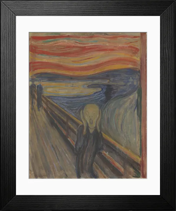 Framed Print : The Scream Framed Print : The Scream