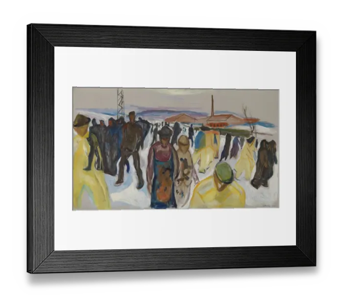 Framed Print : Workers Returning Home Framed Print : Workers Returning Home