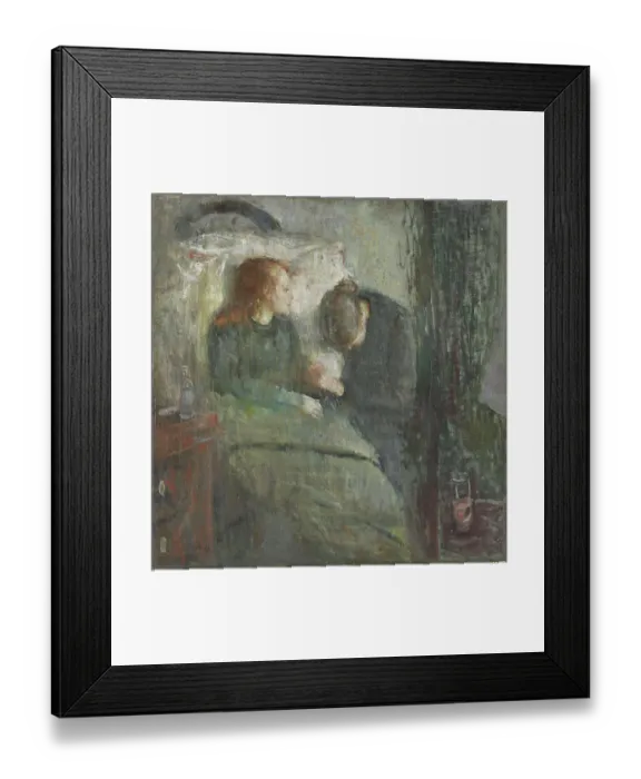 Framed Print : The Sick Child