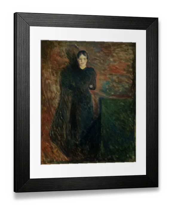 Framed Print : Lady In Black Framed Print : Lady In Black