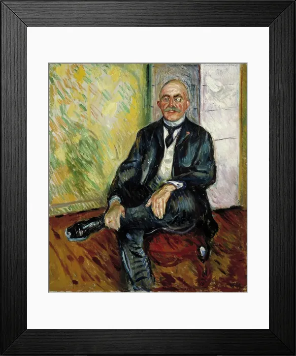 Framed Print : Portrait Of Gustaf Schiefler Framed Print : Portrait Of Gustaf Schiefler