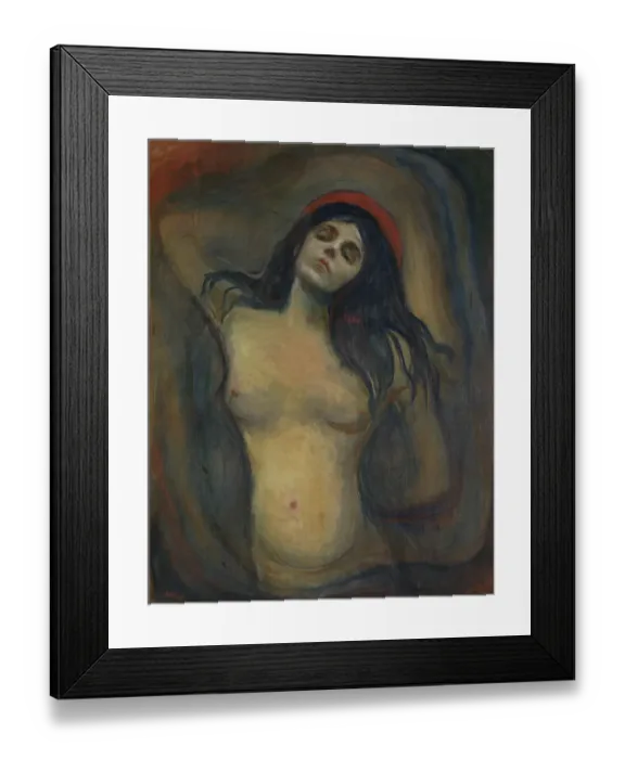 Framed Print : Madonna, 1894. Creator: Edvard Munch. (Photo by Heritage Art / Heritage Images