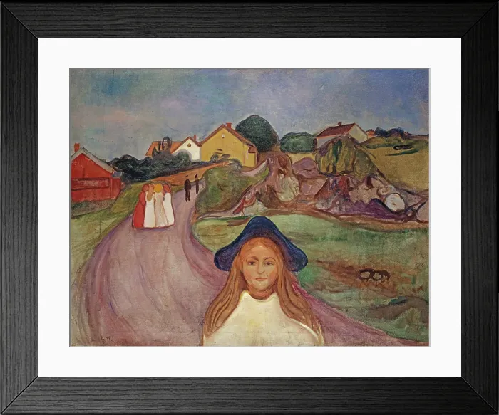 Framed Print : Road In Aasgaardstrand Framed Print : Road In Aasgaardstrand