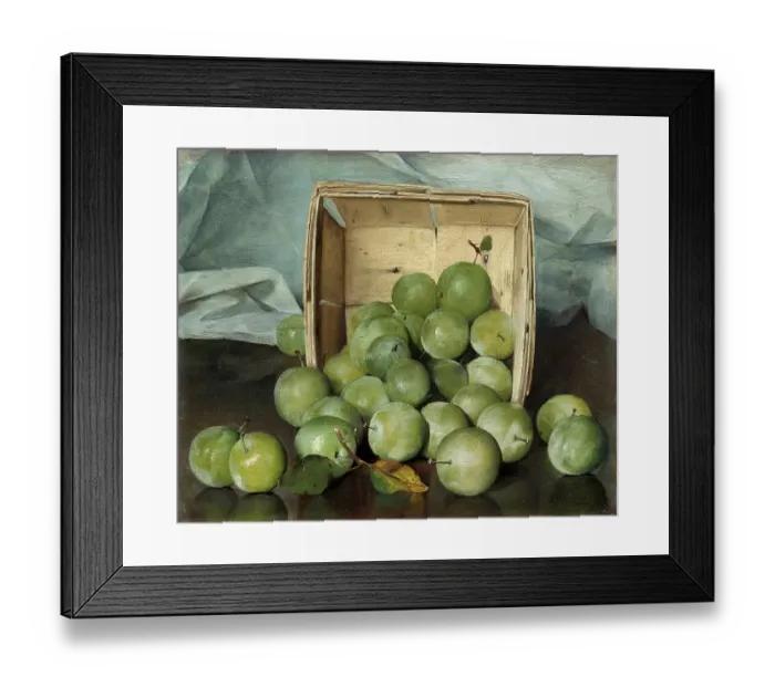 Framed Print : Green Plums Framed Print : Green Plums