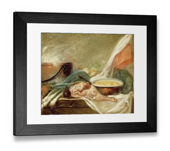 Framed Print : Still Life With Eggs And A Leg Of Mutton Framed Print : Still Life With Eggs And A Leg Of Mutton