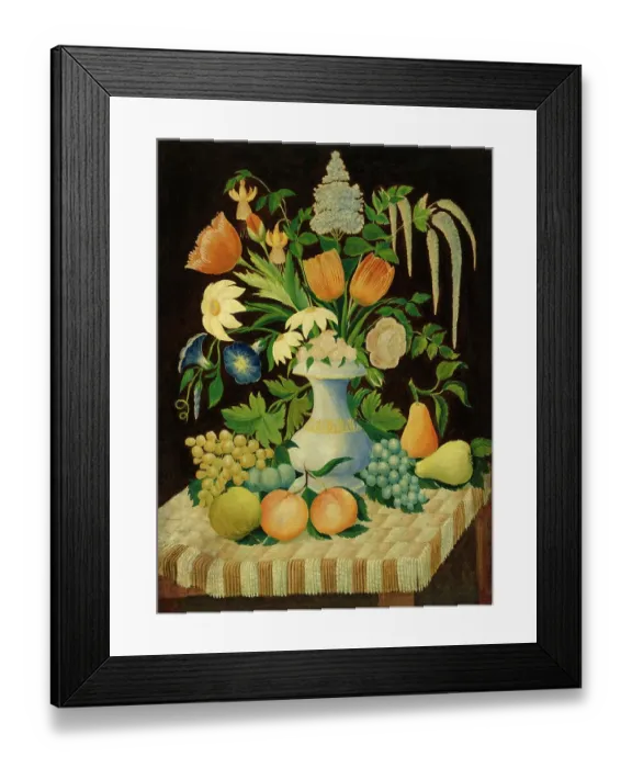 Framed Print : Flowers And Fruit Framed Print : Flowers And Fruit