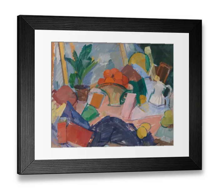 Framed Print : Still Life With Oranges In A Basket Framed Print : Still Life With Oranges In A Basket