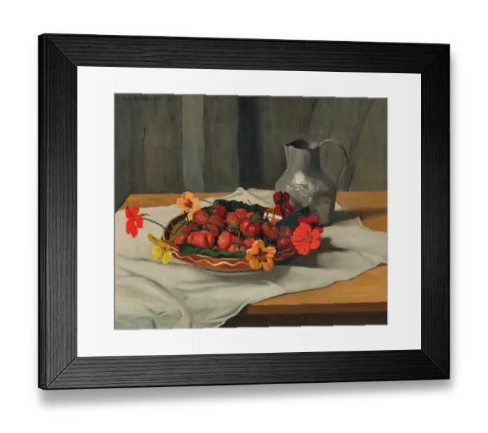 Framed Print : Plat De Fraises (Strawberry Dish) Framed Print : Plat De Fraises (Strawberry Dish)