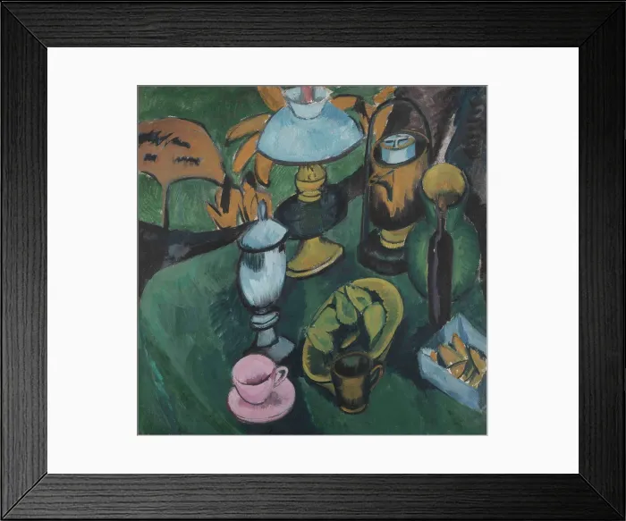 Framed Print : Still Life With A Lamp Framed Print : Still Life With A Lamp