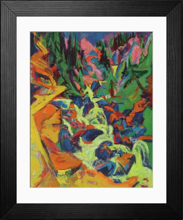 Framed Print : The Waterfall