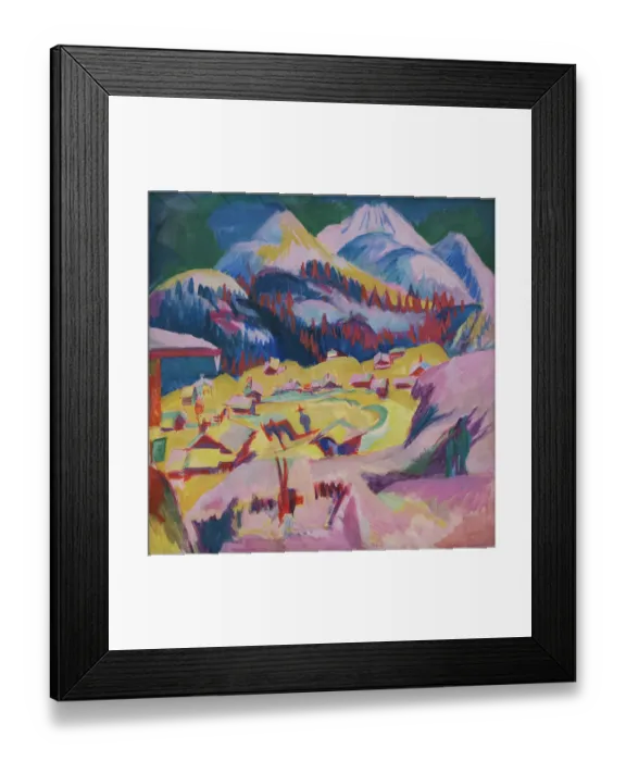 Framed Print : Frauenkirch During The Winter Framed Print : Frauenkirch During The Winter