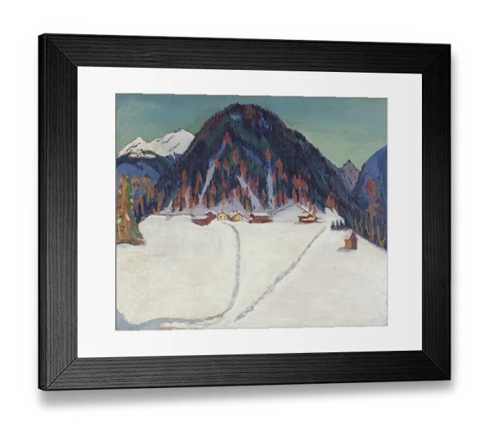 Framed Print : The Junkerboden under Snow, ca 1936-1938. Artist: Kirchner, Ernst Ludwig (1880-1938) Framed Print : The Junkerboden under Snow, ca 1936-1938. Artist: Kirchner, Ernst Ludwig (1880-1938)