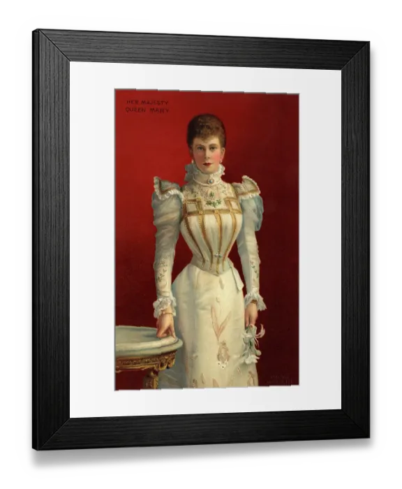 Framed Print : Queen Mary Consort of King Geogre V Framed Print : Queen Mary Consort of King Geogre V