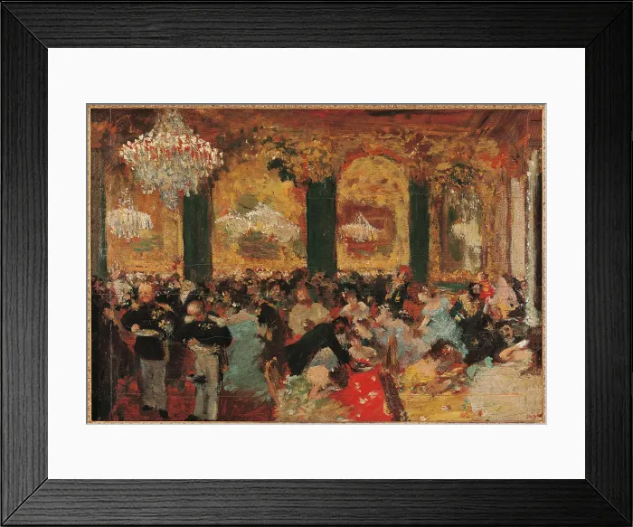 Framed Print : Dinner at the Ball, by Edgar Degas, 1879, 19th Century, oil on canvas Framed Print : Dinner at the Ball, by Edgar Degas, 1879, 19th Century, oil on canvas