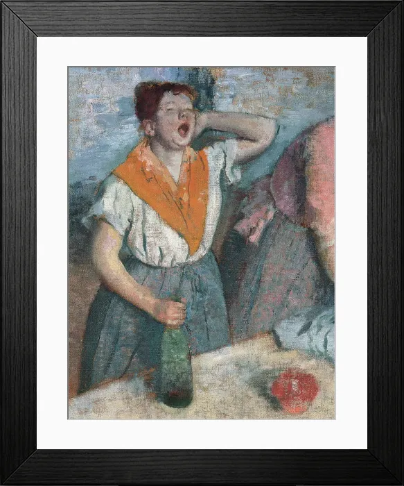 Framed Print : Women Ironing, by Edgar Degas, 1884 - 1886 about, 19th Century, oil on canvas, cm 76 x 81, 5 Framed Print : Women Ironing, by Edgar Degas, 1884 - 1886 about, 19th Century, oil on canvas, cm 76 x 81, 5
