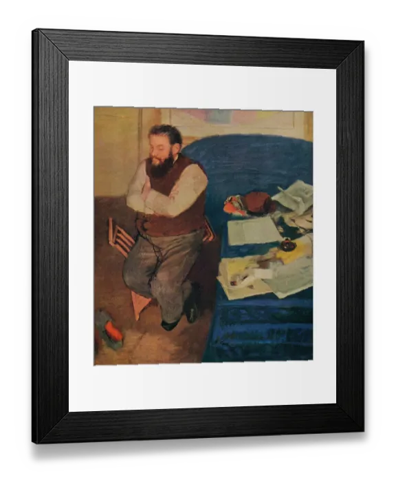 Framed Print : Diego Martelli 1879 Framed Print : Diego Martelli 1879