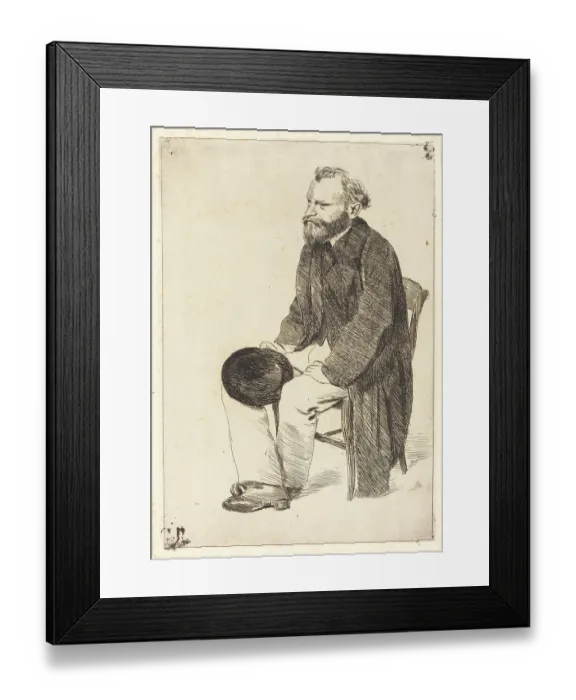 Framed Print : Manet Seated Framed Print : Manet Seated