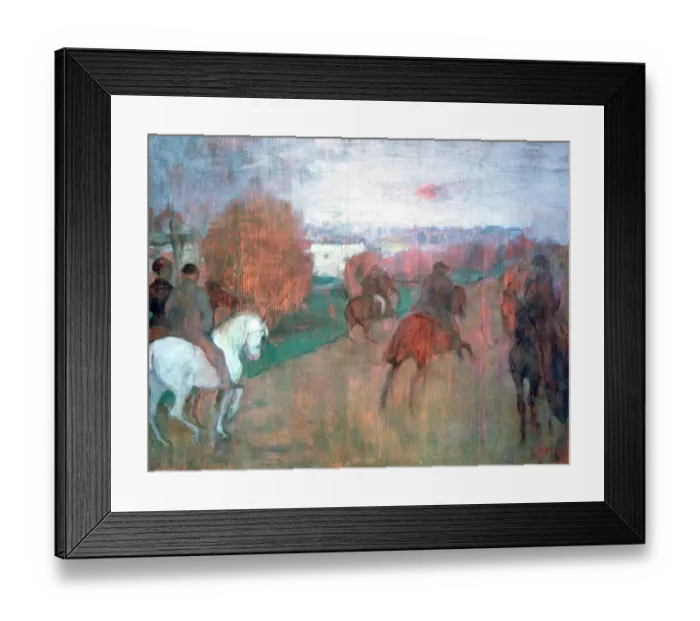 Framed Print : Horse Riders, 1864-1868. Artist: Edgar Degas Framed Print : Horse Riders, 1864-1868. Artist: Edgar Degas