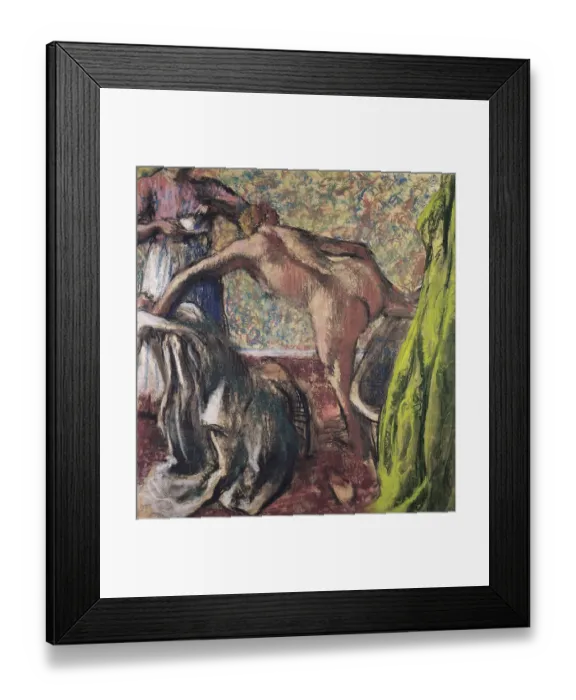 Framed Print : Breakfast After the Bath (Le Petit Déjeuner après le bain), ca 1896. Artist: Degas, Edgar (1834-1917) Framed Print : Breakfast After the Bath (Le Petit Déjeuner après le bain), ca 1896. Artist: Degas, Edgar (1834-1917)