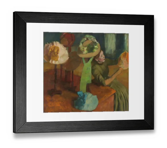 Framed Print : The Millinery Shop Framed Print : The Millinery Shop