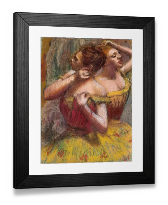 Framed Print : Two Dancers, 1898-1899. Artist: Degas, Edgar (1834-1917) Framed Print : Two Dancers, 1898-1899. Artist: Degas, Edgar (1834-1917)
