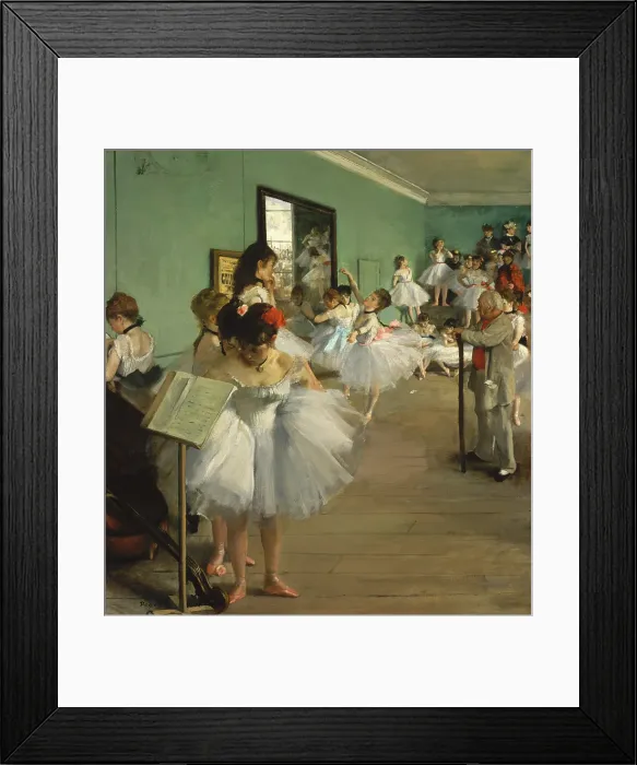 Framed Print : The Dance Class Framed Print : The Dance Class