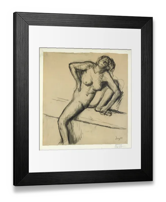 Framed Print : Nu, End 1890s. Artist: Degas, Edgar (1834-1917) Framed Print : Nu, End 1890s. Artist: Degas, Edgar (1834-1917)