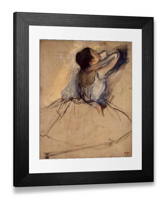 Framed Print : Dancer, c. 1874. Artist: Degas, Edgar (1834-1917) Framed Print : Dancer, c. 1874. Artist: Degas, Edgar (1834-1917)