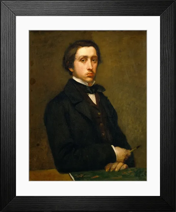 Framed Print : Edgar Degas, self-portrait Framed Print : Edgar Degas, self-portrait