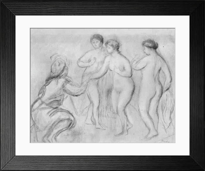 Framed Print : Judgment Of Paris C1913. Artist: Edgar Degas Framed Print : Judgment Of Paris C1913. Artist: Edgar Degas