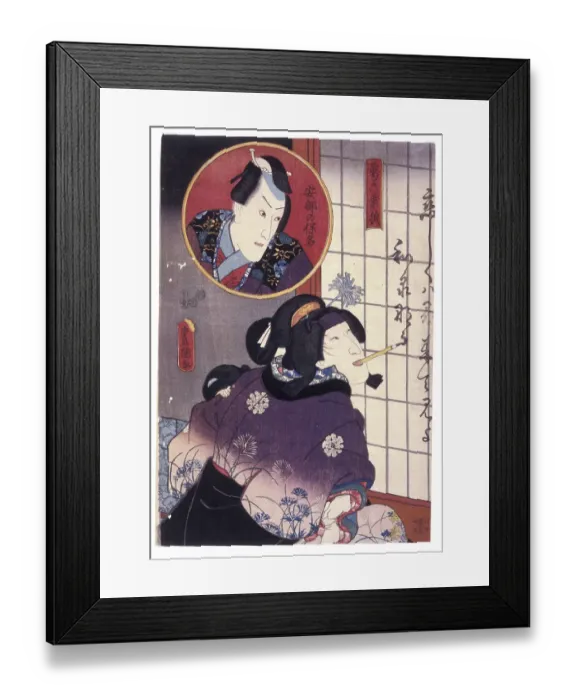 Framed Print : Untitled by an unknown Japanese artist, date unknown