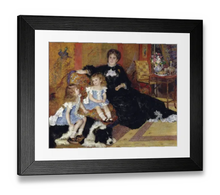 Framed Print : Madame Georges Charpentier (Marguérite-Louise Lemonnier) Framed Print : Madame Georges Charpentier (Marguérite-Louise Lemonnier)