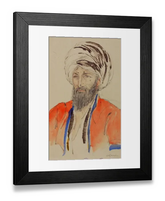 Framed Print : Turk, Azani, n.d. Artist Miner Kilbourne Kellogg Framed Print : Turk, Azani, n.d. Artist Miner Kilbourne Kellogg