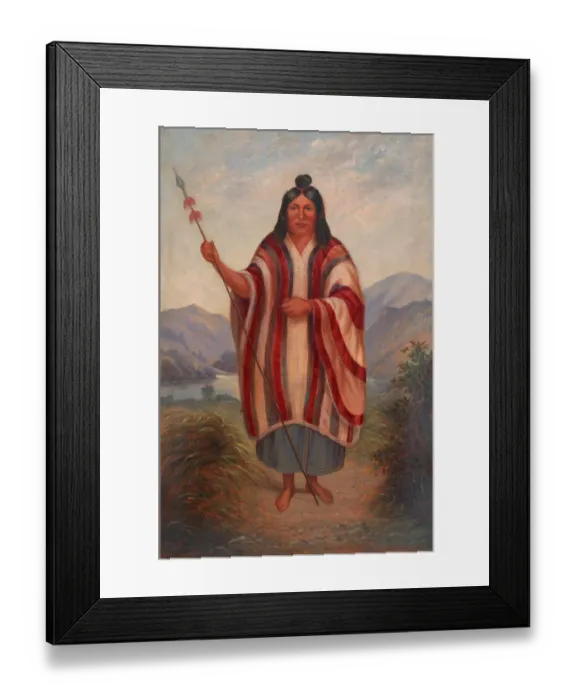 Framed Print : Peruvian Indian