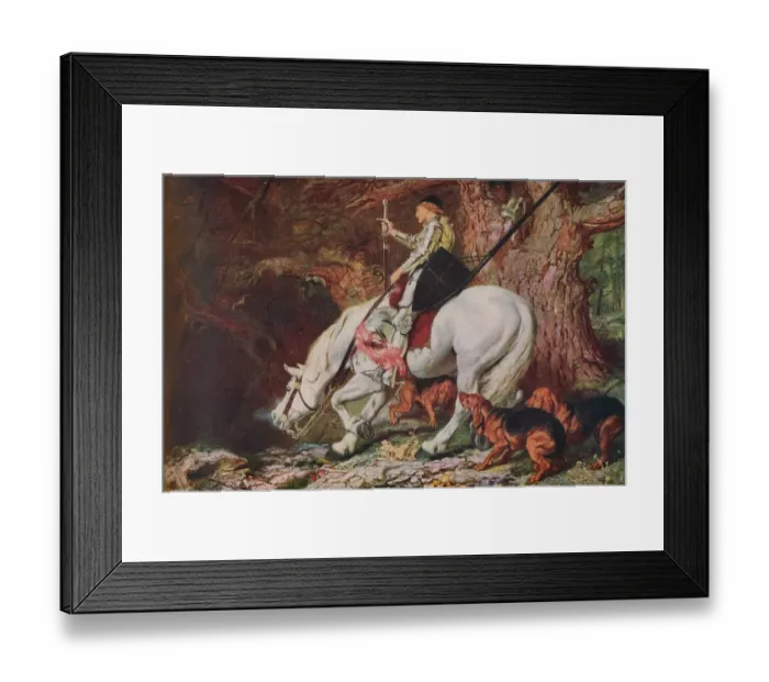 Framed Print : In Manus Tuas Domine!, 1879, (1918)