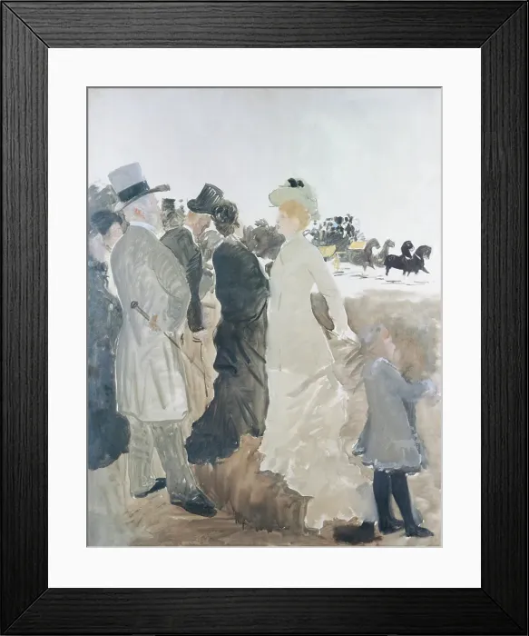 Framed Print : Studio for Racing I (Studio per le corse I), by Giuseppe De Nittis, 1880-1881, 19th Century, oil on canvas, 113, 5 x 87, 5 cm Framed Print : Studio for Racing I (Studio per le corse I), by Giuseppe De Nittis, 1880-1881, 19th Century, oil on canvas, 113, 5 x 87, 5 cm
