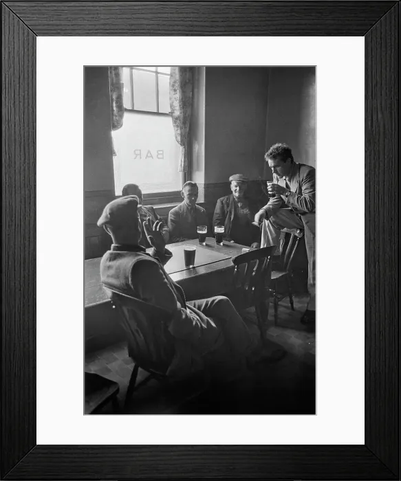 Framed Print : Richard Burton At The Miner's Arms Framed Print : Richard Burton At The Miner's Arms
