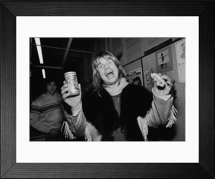 Framed Print : Ozzy Osbourne In Chicago Framed Print : Ozzy Osbourne In Chicago