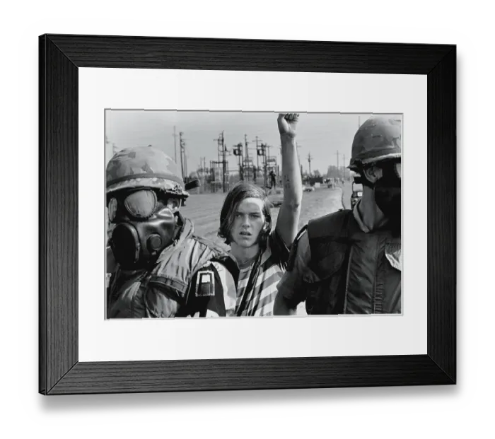 Framed Print : Antiwar Protest At Ft. Dix Framed Print : Antiwar Protest At Ft. Dix