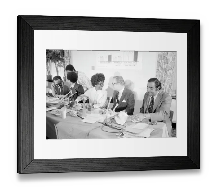 Framed Print : Rockefeller Visits Congressional Black Caucus Forum On Full Employment Framed Print : Rockefeller Visits Congressional Black Caucus Forum On Full Employment