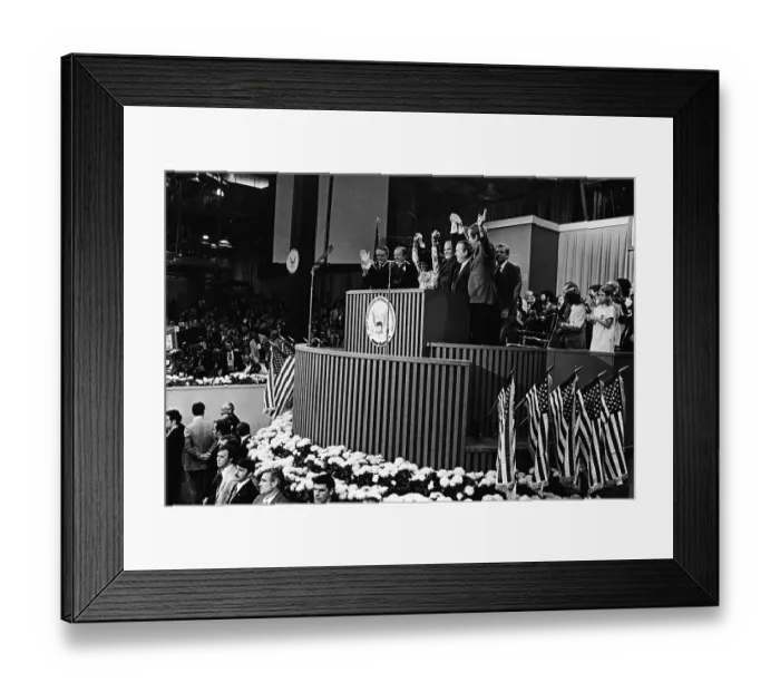 Framed Print : Candidates At 1972 Democratic Convention Framed Print : Candidates At 1972 Democratic Convention