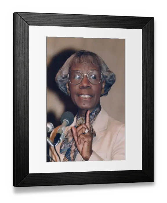Framed Print : Shirley Chisholm Framed Print : Shirley Chisholm