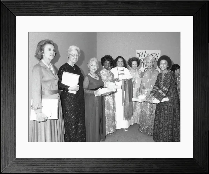 Framed Print : Women Of The Year 1973 Honorees Framed Print : Women Of The Year 1973 Honorees