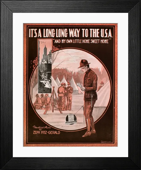 Framed Print : It's A Long Long Way To The U Framed Print : It's A Long Long Way To The U