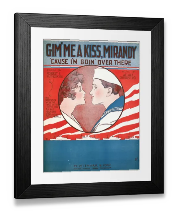 Framed Print : Gim Me A Kiss, Mirandy, Cause Framed Print : Gim Me A Kiss, Mirandy, Cause