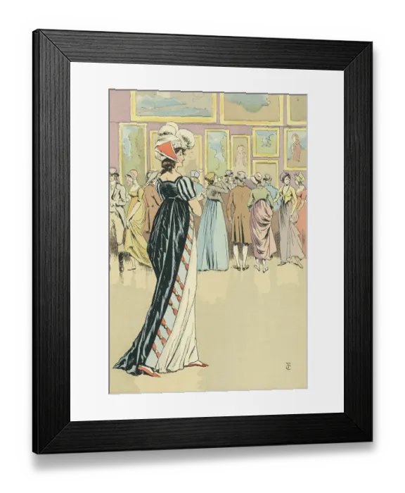 Framed Print : Picture Exhibition At The Salon Framed Print : Picture Exhibition At The Salon